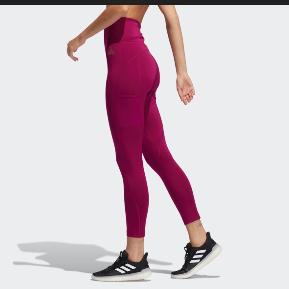 NWT!!  adidas x Zoe Saldana Solid 7/8 Tights - Sz L